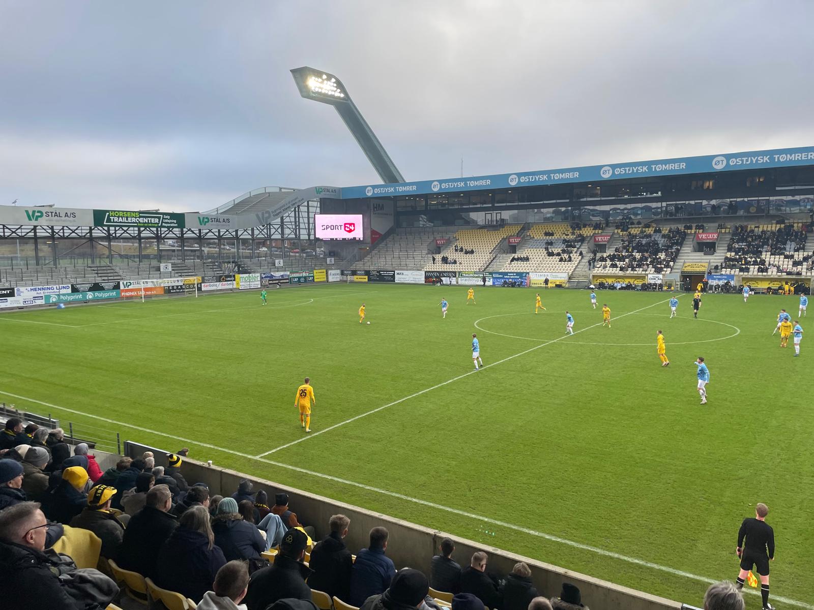 Fußballspiel HorsensRoskilde2025 